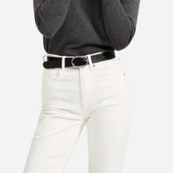 NEW Everlane The Cheeky Straight Jean in Bone Size 29 Ankle - Picture 2 of 9